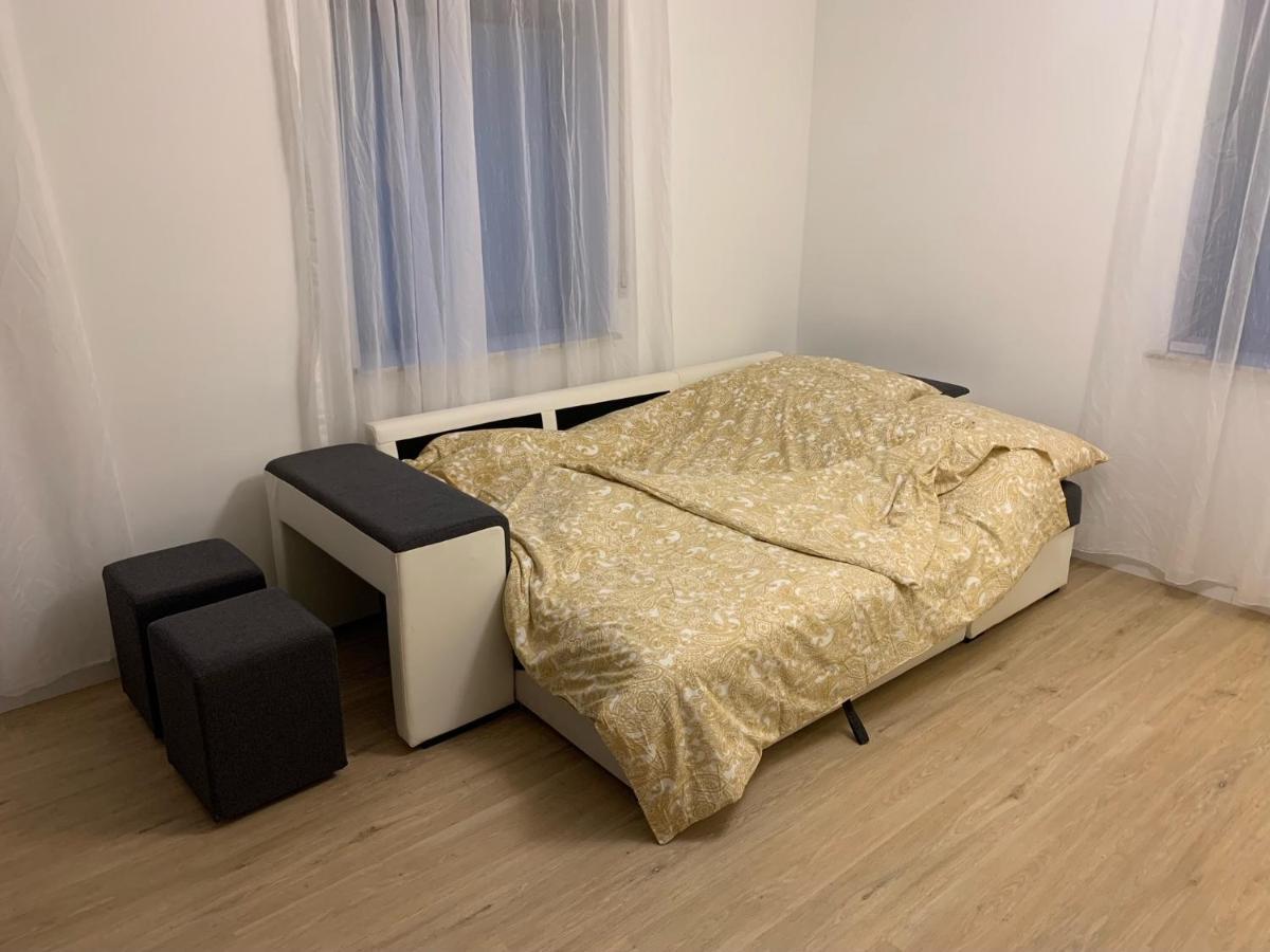Eisenbahn Appartement Rheinmunster Buitenkant foto